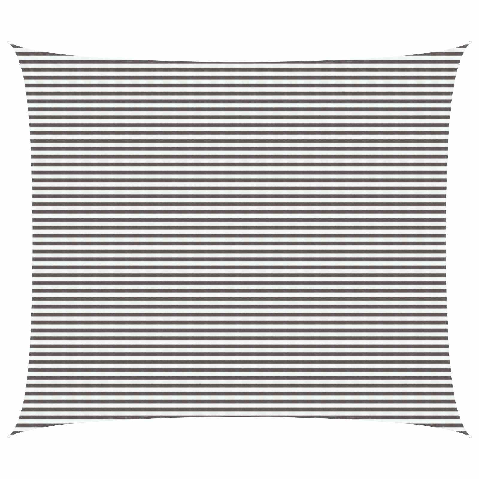 Yellow and White Shade Sail 2 x 2.5 m HDPE