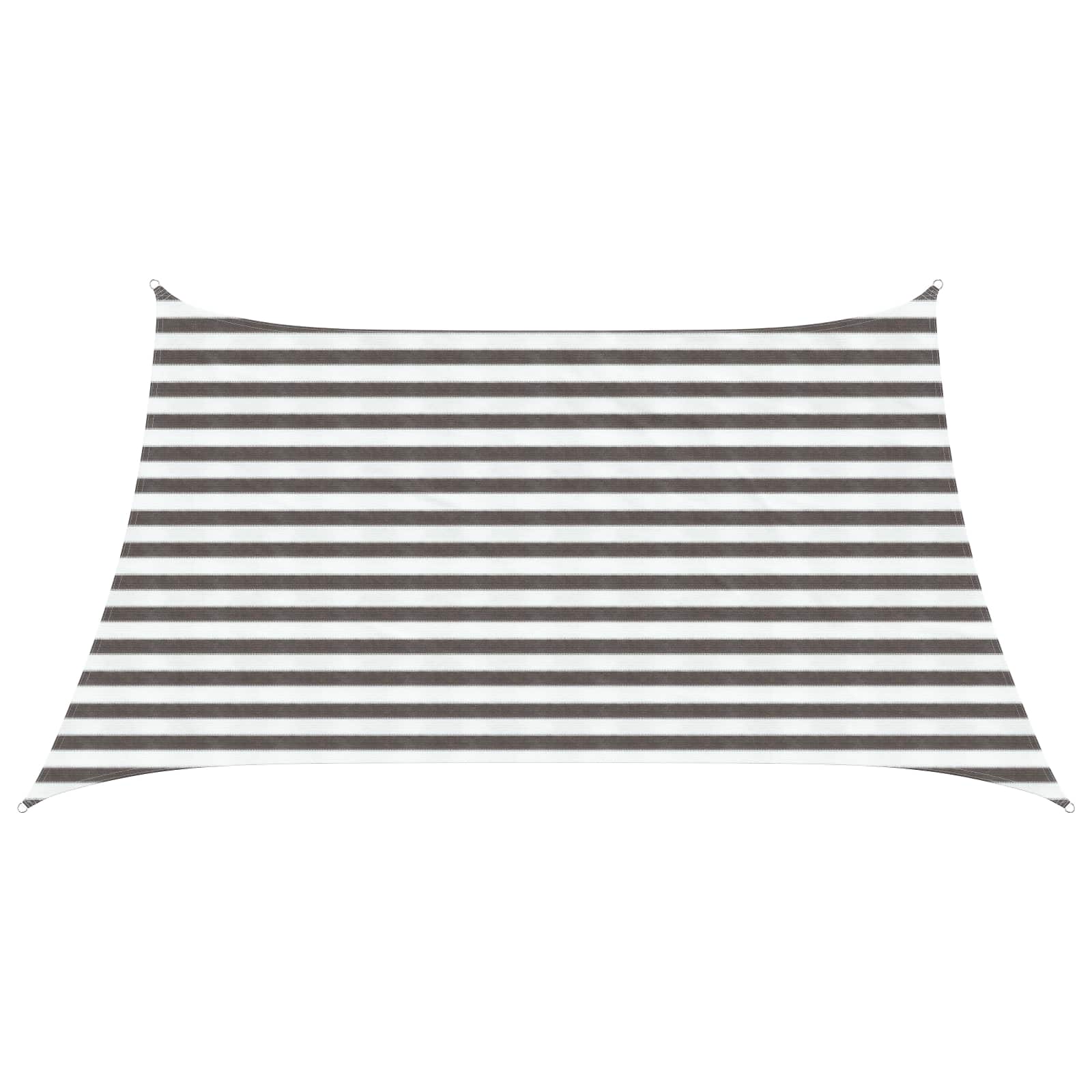Yellow and White Sail Shade 3 / 4 x 2 m HDPE
