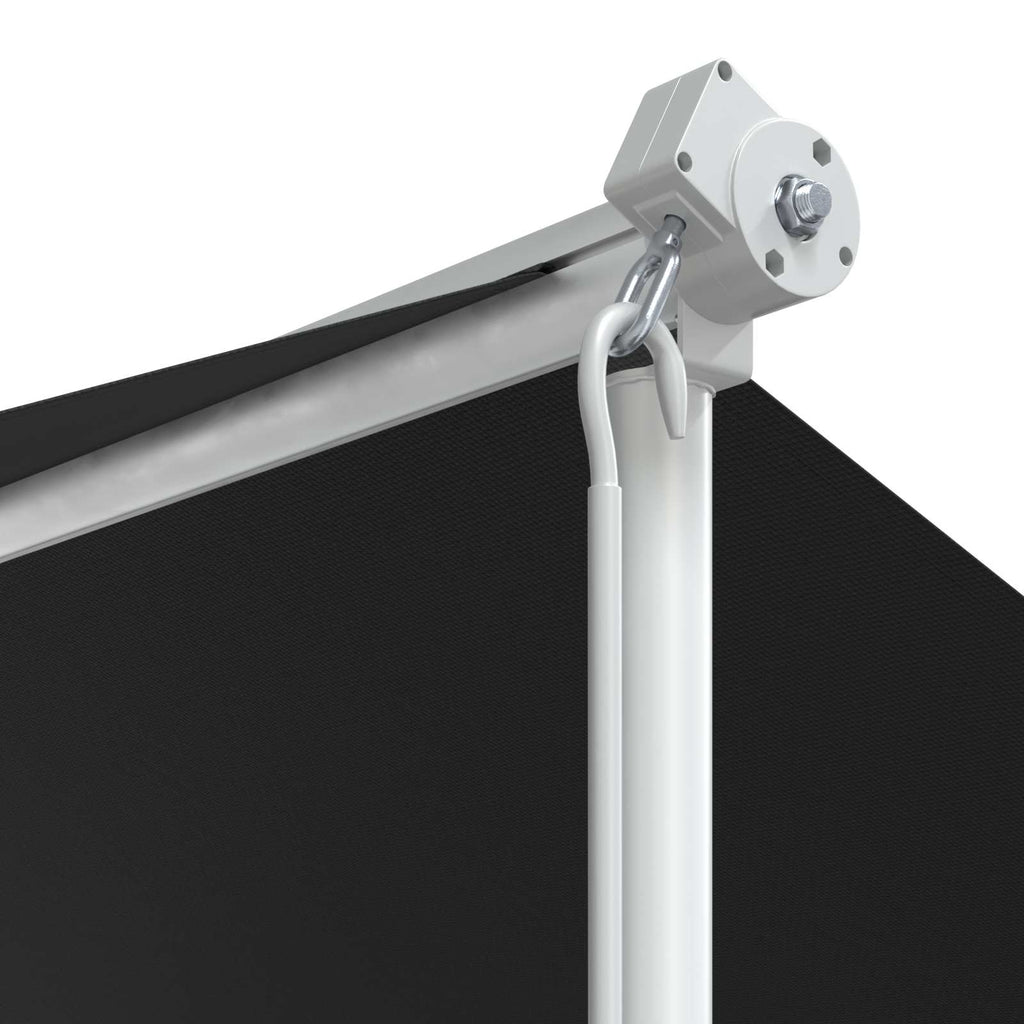 Toldo independiente 4 x 3 m Poliéster Gris antracita