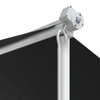 Toldo independiente 4 x 3 m Poliéster Gris antracita