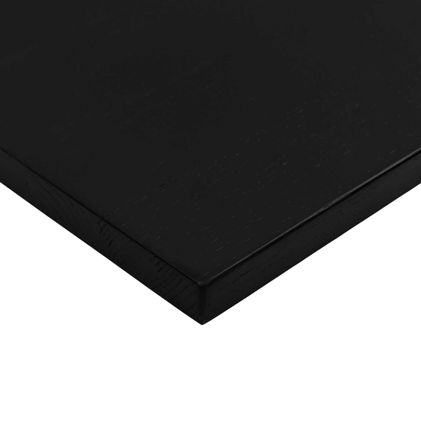 Escritorio con almacenamiento Negro y Marrón Oscuro 120 x 60 cm