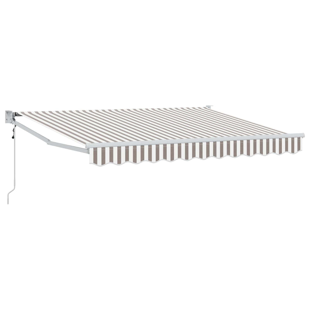 Toldo Retráctil Eléctrico 2,5 x 2 m 100% Poliéster y Aluminio