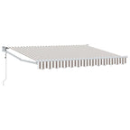Toldo Retráctil Eléctrico 2,5 x 2 m 100% Poliéster y Aluminio