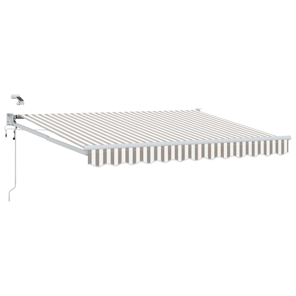 Toldo Retráctil Eléctrico 2,5 x 2 m 100% Poliéster y Aluminio