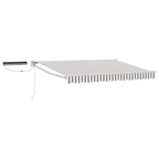 Toldo Retráctil Eléctrico 2,5 x 2 m 100% Poliéster y Aluminio