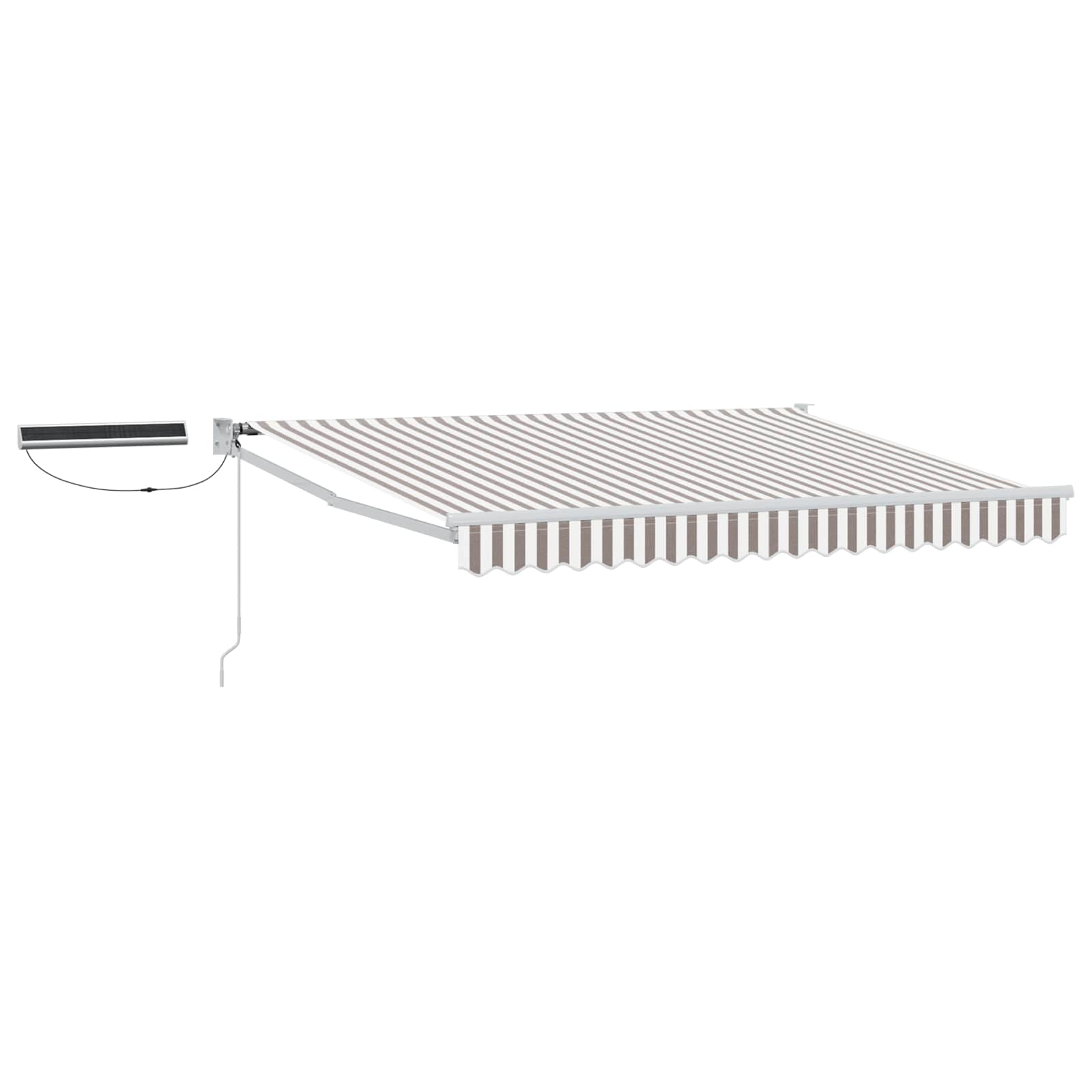Toldo Retráctil Eléctrico 2,5 x 2 m 100% Poliéster y Aluminio