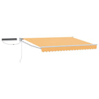 Toldo Retráctil Eléctrico 2,5 x 2 m 100% Poliéster y Aluminio