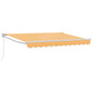 Toldo retrátil Amarelo 300 x 250 cm 100% Poliéster e Alumínio