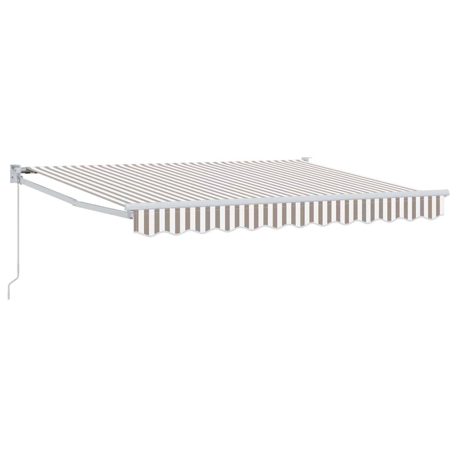 Toldo retrátil Amarelo 300 x 250 cm 100% Poliéster e Alumínio