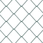 Cerca de eslabones de cadena Verde 2 x 10 m Acero