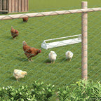 Cerca de eslabones de cadena Verde 2 x 10 m Acero