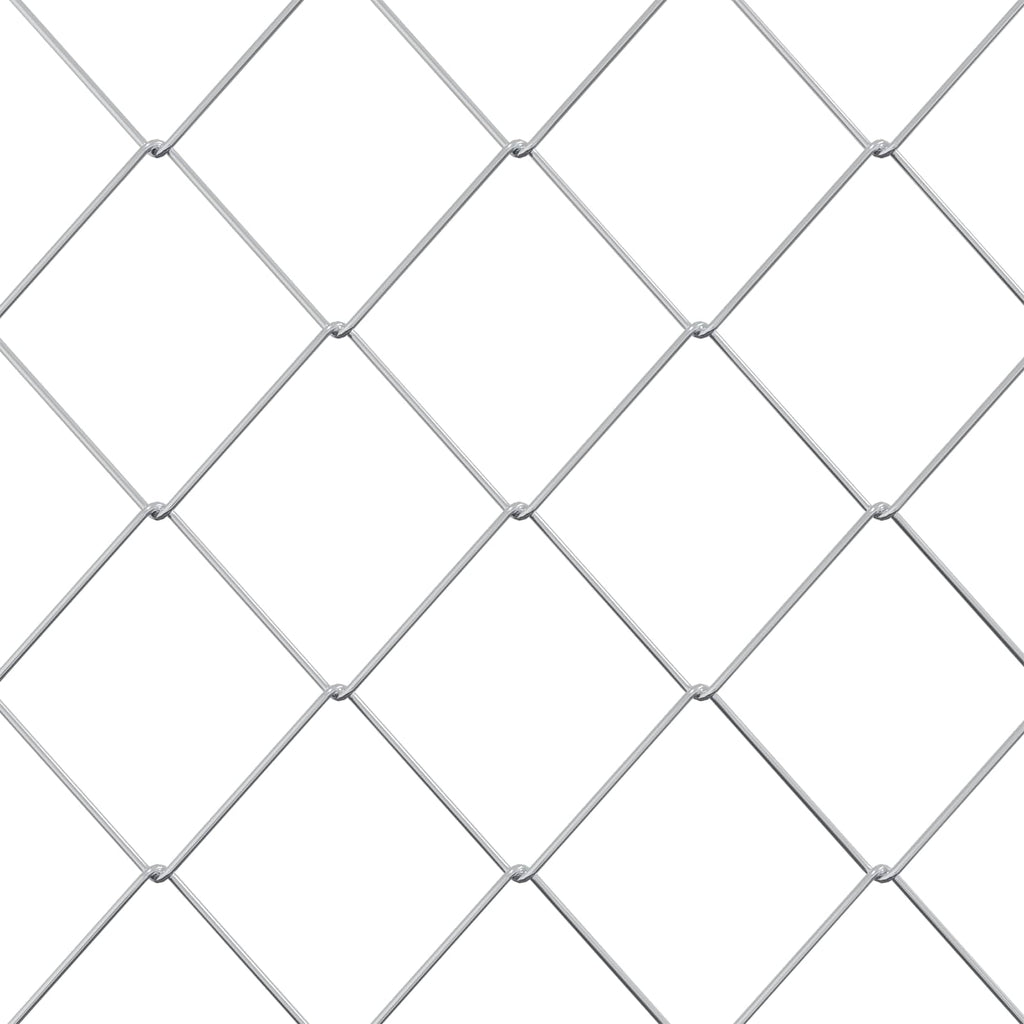 Cerca de eslabones de cadena Galvanizado 2 x 10 m Cristal