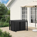 Sillas de comedor de jardín 2 pcs Antracita 53 x 47 x 88,5 cm