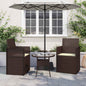 2 pcs Seat and Back Cushions Cream 47 x 45 x 2 cm