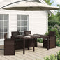 2 pcs Seat and Back Cushions Cream 47 x 45 x 2 cm