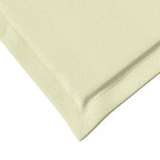 Cojines de Asiento y Respaldo 2 pcs Crema 47 x 45 x 2 cm