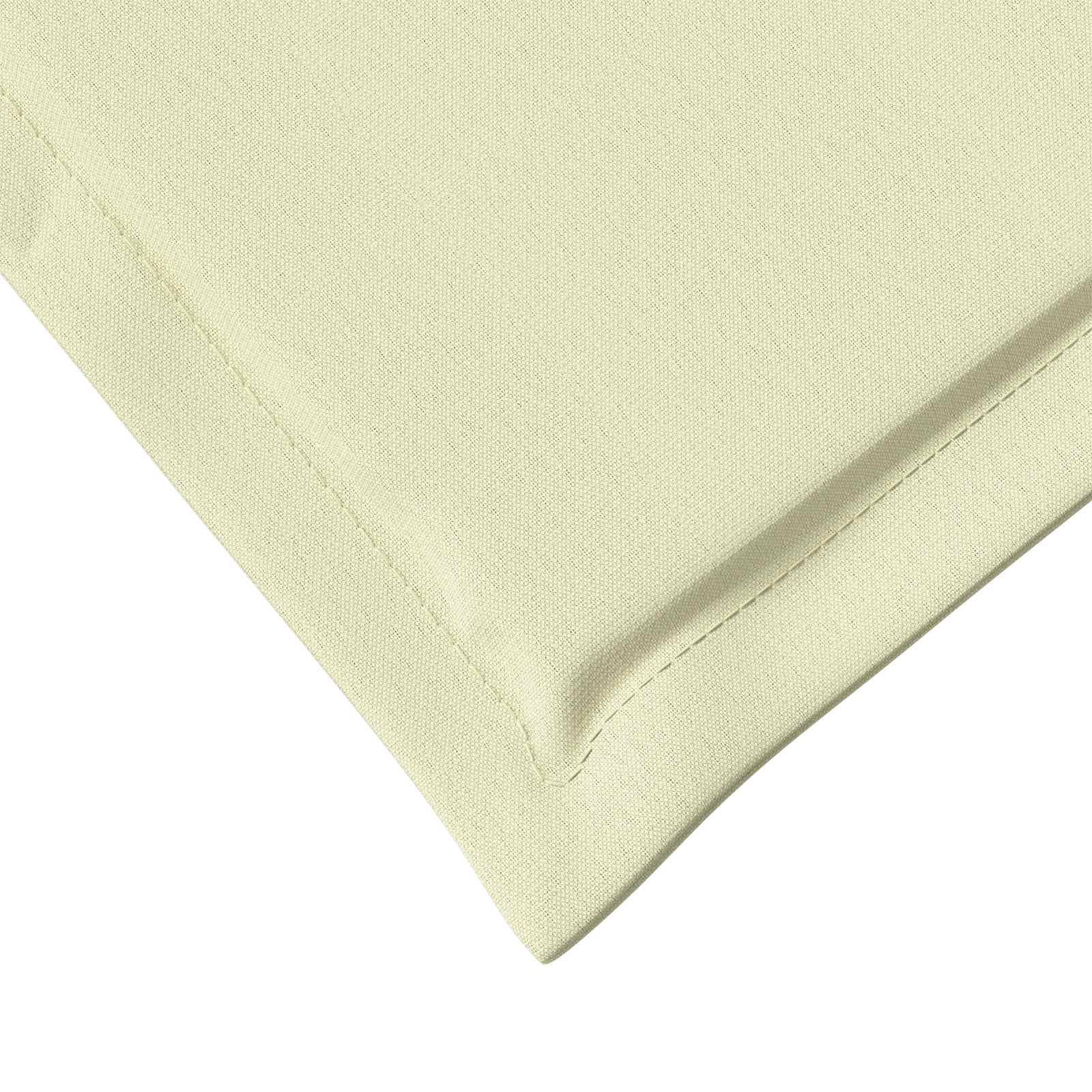 Cojines de Asiento y Respaldo 2 pcs Crema 47 x 45 x 2 cm