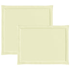 Cojines de Asiento y Respaldo 2 pcs Crema 47 x 45 x 2 cm