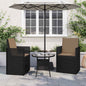 2 pcs Seat and Back Cushions Cream 47 x 45 x 2 cm