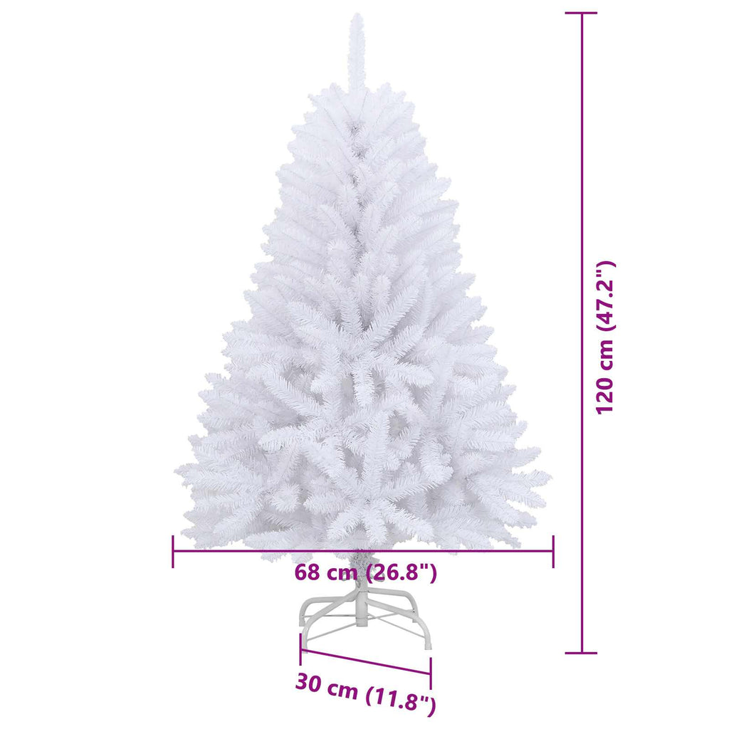 Árbol de Navidad artificial con ramas articuladas 120 cm