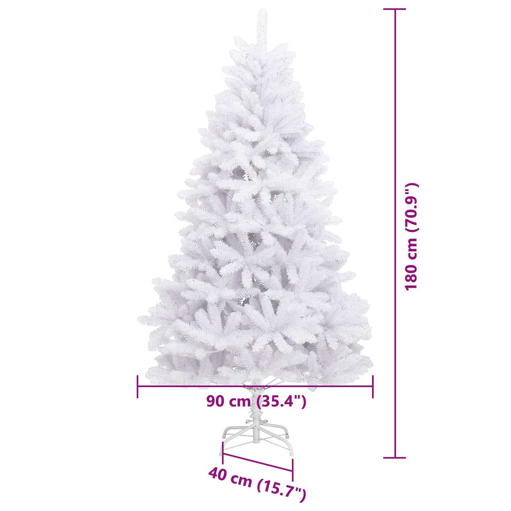 Árbol de Navidad artificial con ramas articuladas 180 cm