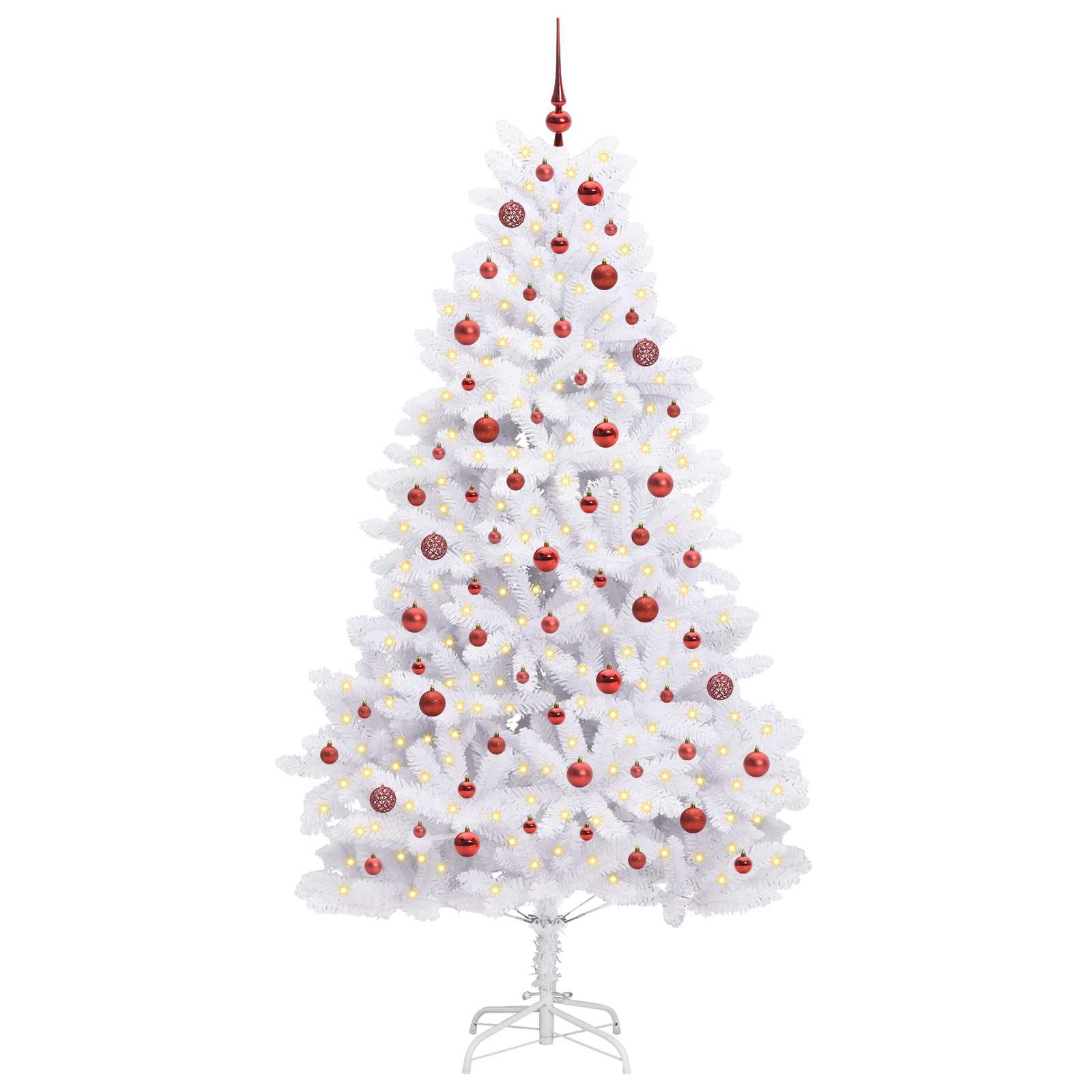 Árbol de Navidad artificial con ramas articuladas 210 cm