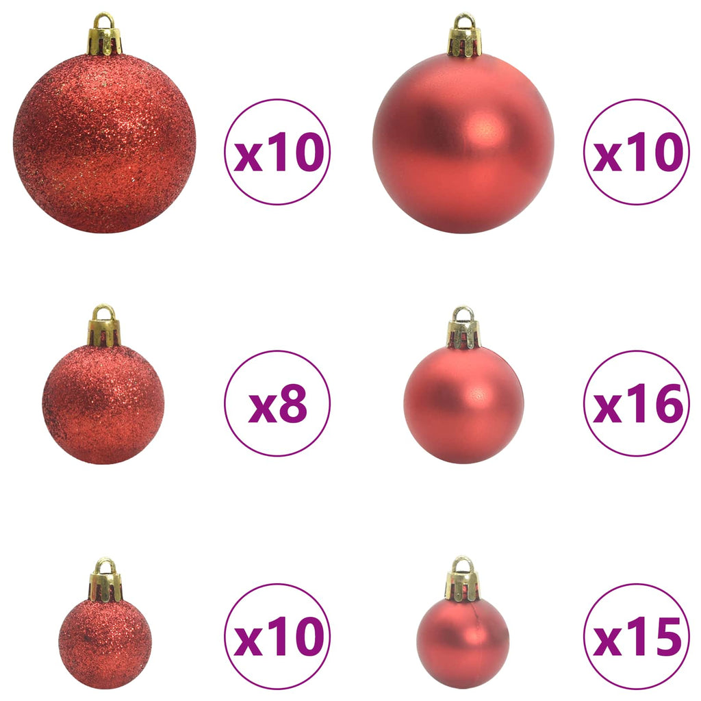 Árbol de Navidad artificial con ramas articuladas 210 cm