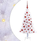 Árbol de Navidad artificial con 150 LED 120 cm PVC y Acero