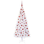 Árbol de Navidad artificial con 300 LED 180 cm PVC y Acero