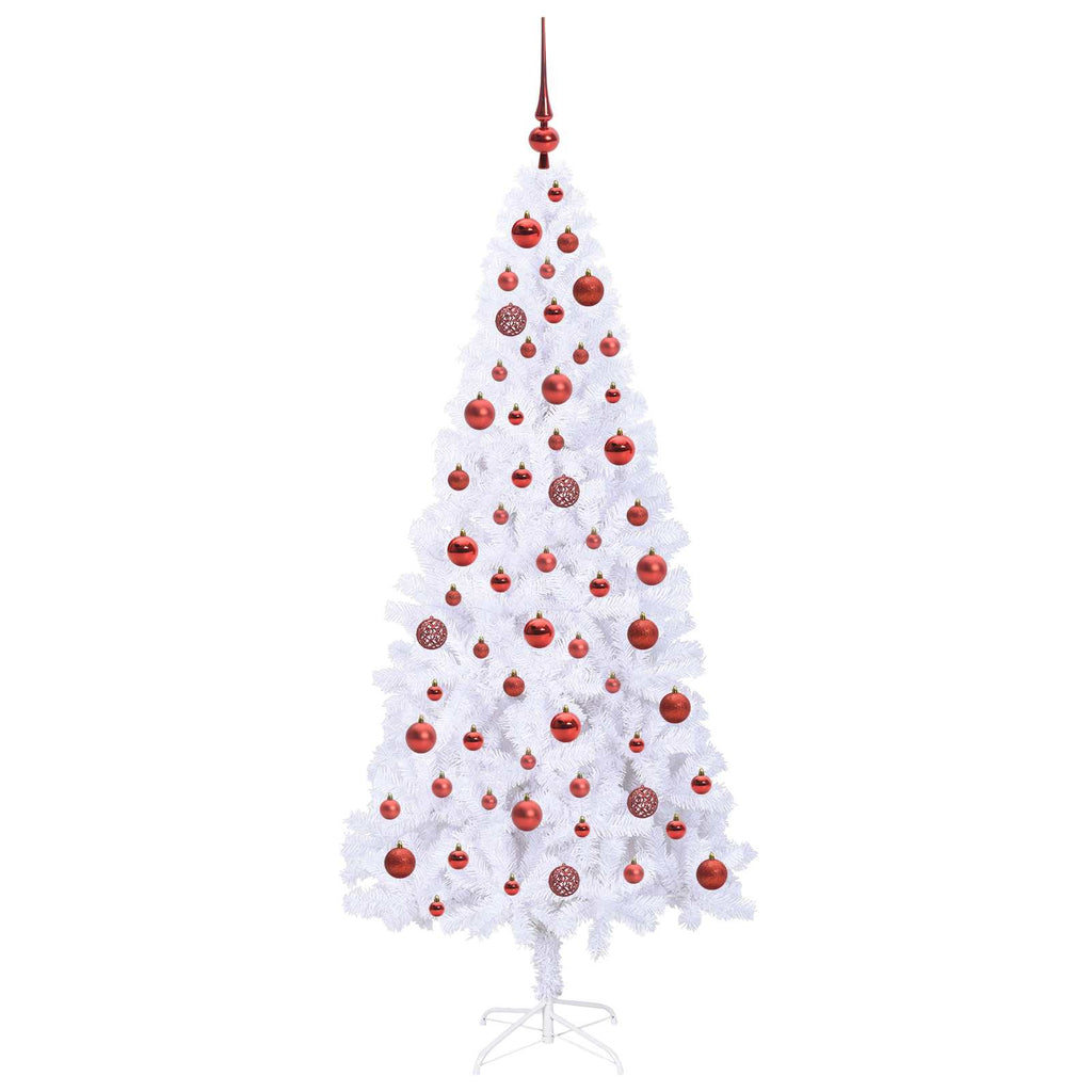 Árbol de Navidad artificial con 300 LED 180 cm PVC y Acero