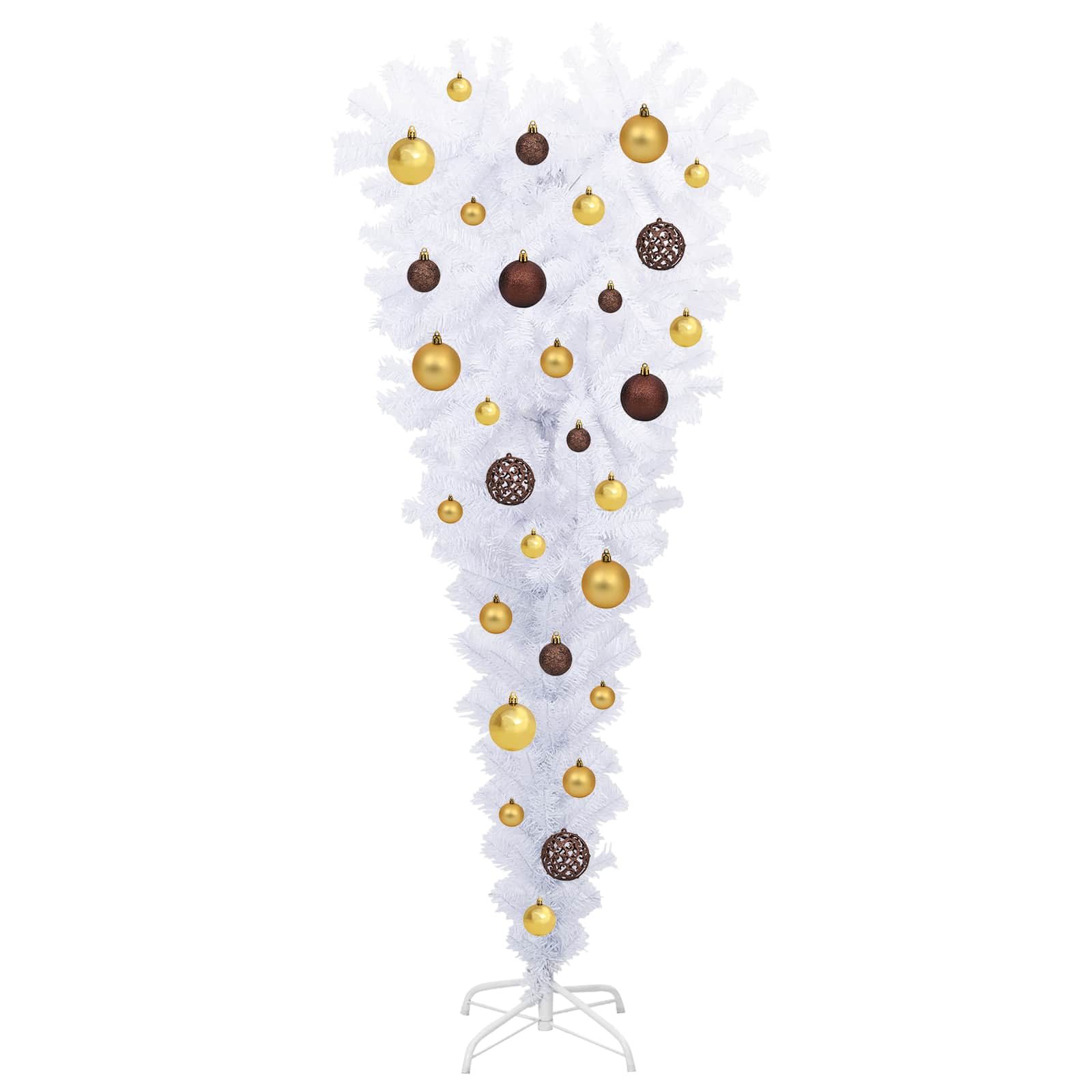 Árbol de Navidad artificial con 150 LED 120 cm PVC y Acero