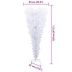 Árbol de Navidad artificial con 150 LED 120 cm PVC y Acero