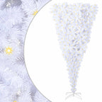 Árbol de Navidad artificial con 300 LED 180 cm PVC y Acero