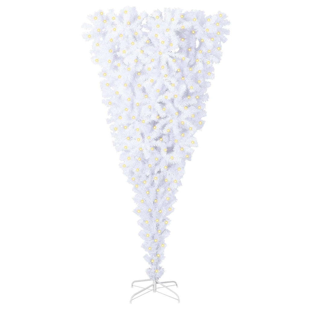 Árbol de Navidad artificial con 300 LED 180 cm PVC y Acero