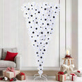 Árbol de Navidad artificial con 300 LED 240 cm PVC y Acero