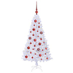 Árbol de Navidad artificial con 150 LED 120 cm PVC y Acero