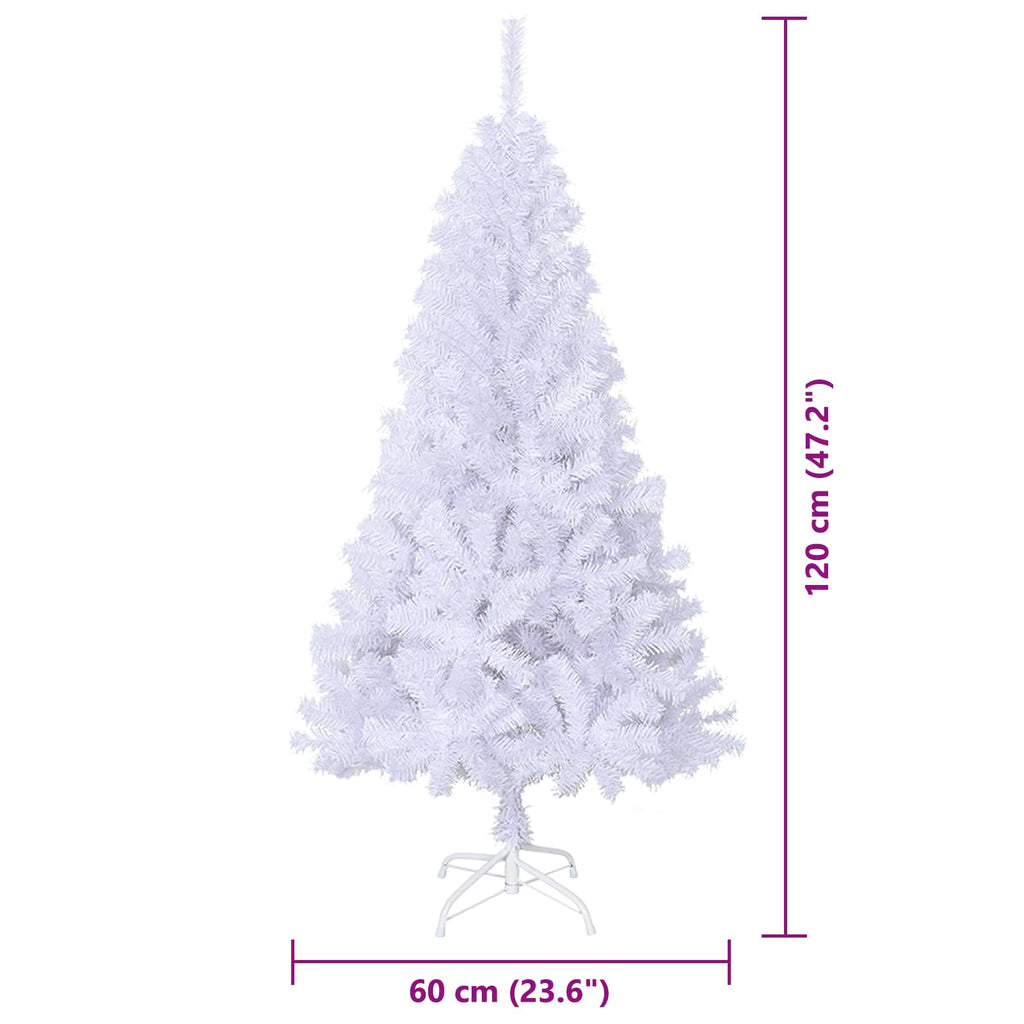 Árbol de Navidad artificial con 150 LED 120 cm PVC y Acero