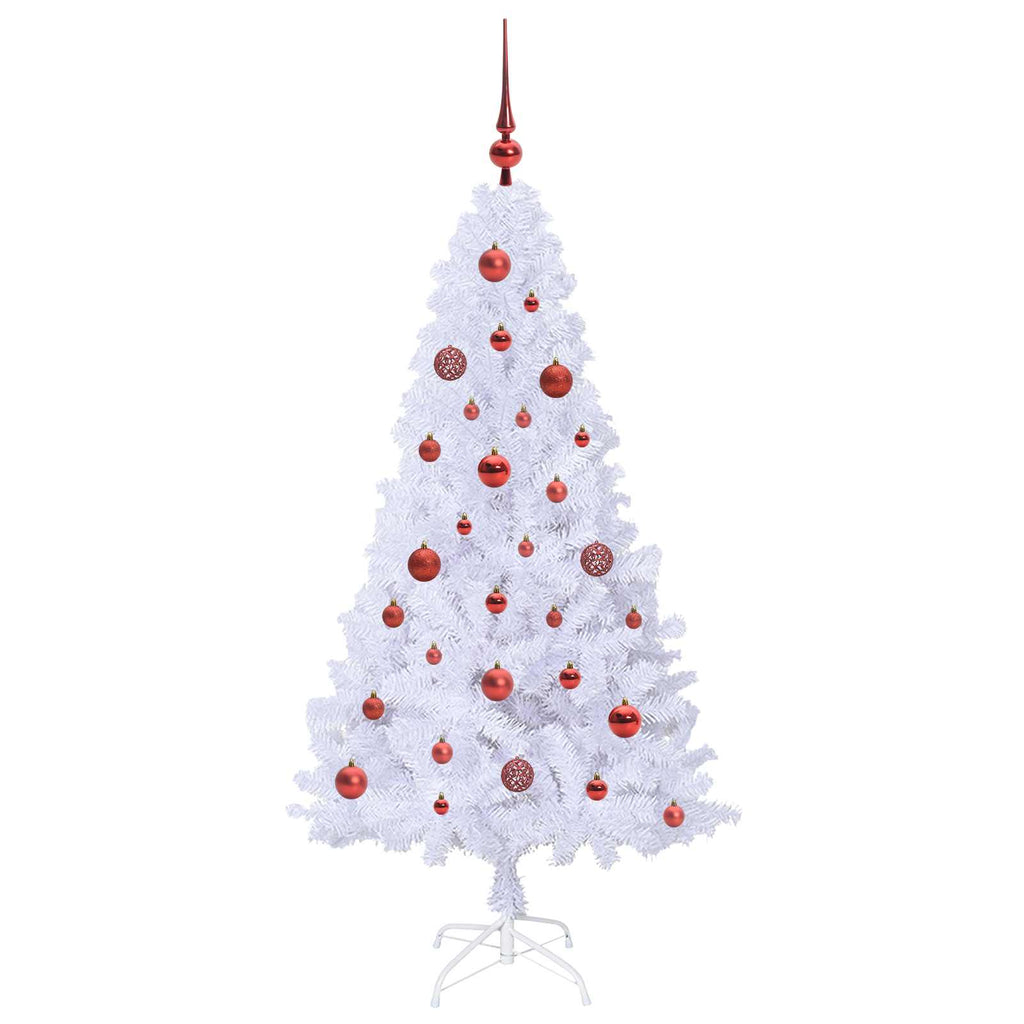 Árbol de Navidad artificial con 150 LED 150 cm PVC y Acero