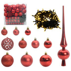 Árbol de Navidad artificial con 300 LED 180 cm PVC y Acero