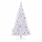 Árbol de Navidad artificial con 300 LED 240 cm PVC y Acero