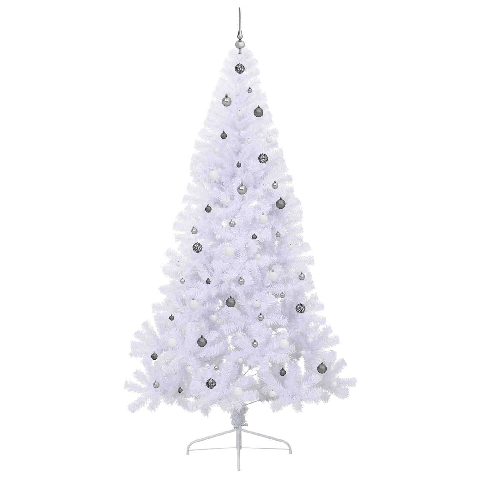 Árbol de Navidad artificial con 300 LED 240 cm PVC y Acero