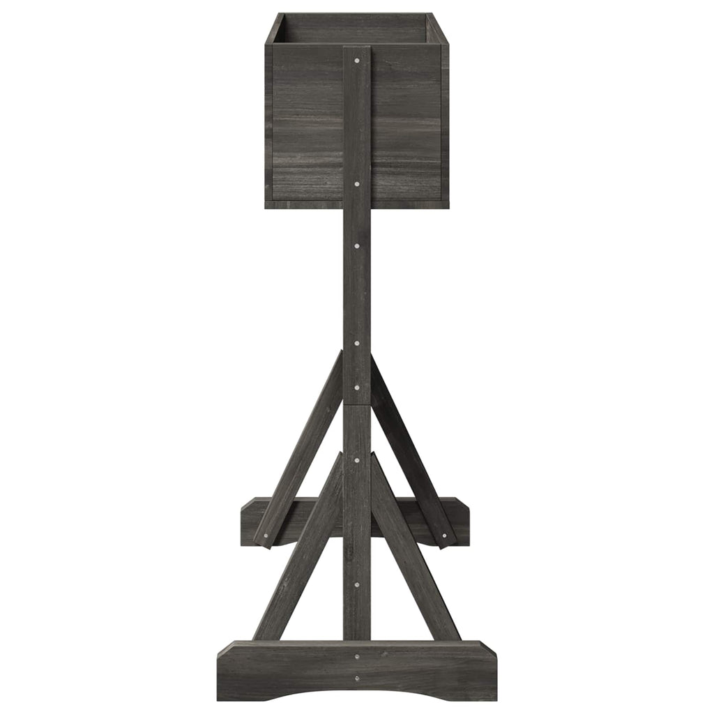 Trellis de jardín vertical Gris 48 x 30 x 70,5 cm