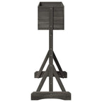 Trellis de jardín vertical Gris 48 x 30 x 70,5 cm