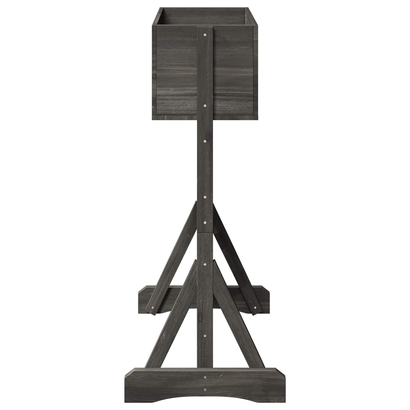 Trellis de jardín vertical Gris 48 x 30 x 70,5 cm