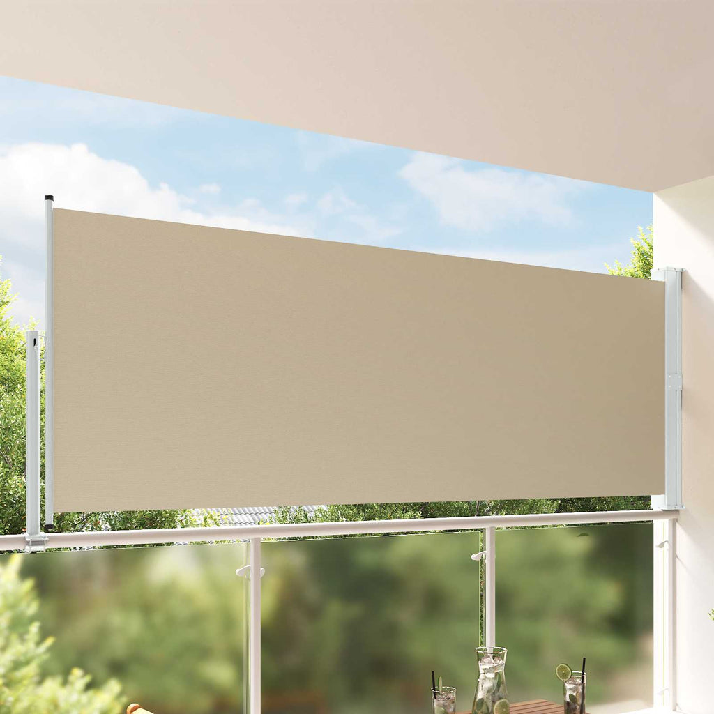 Toldo lateral 100% poliéster hierro acero
