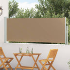 Toldo lateral retráctil 100% poliéster hierro acero
