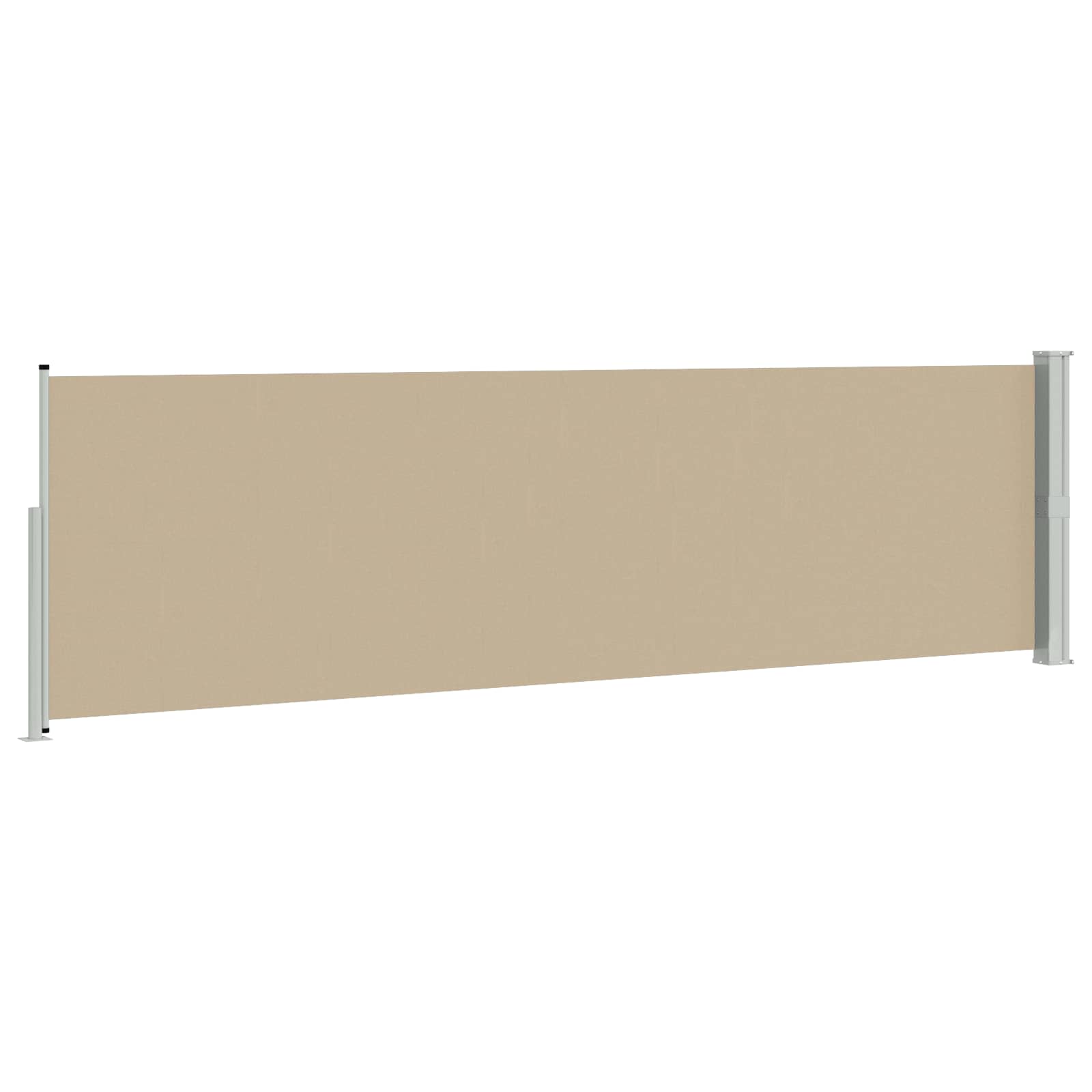 Toldo lateral retráctil 100% poliéster hierro acero