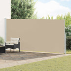 Toldo lateral retráctil 100% poliéster hierro acero