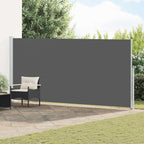 Toldo lateral retráctil 100% poliéster hierro acero