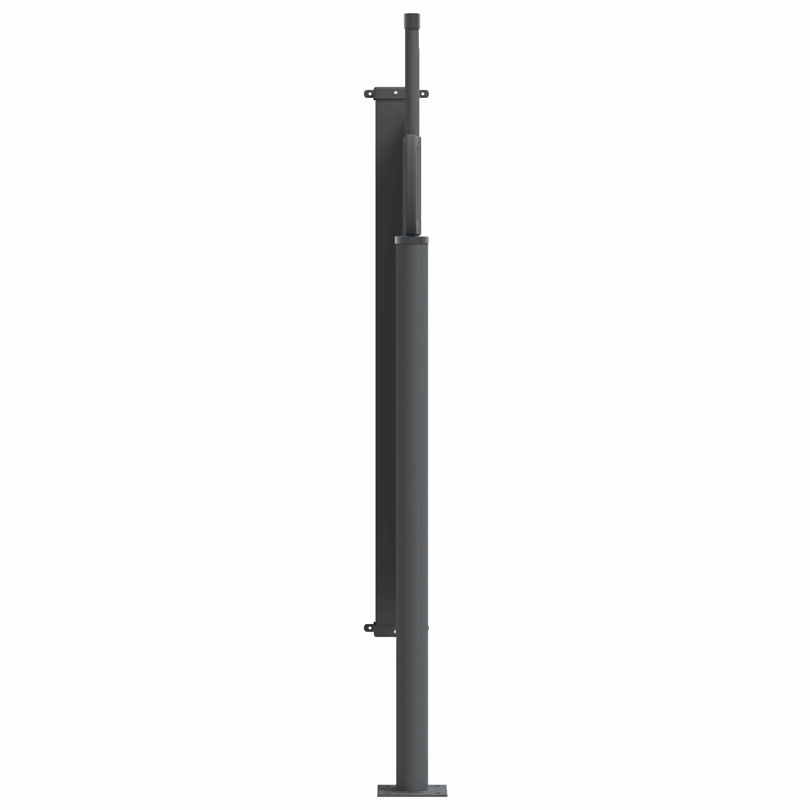 Toldo lateral retráctil 100% poliéster hierro acero